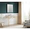 Anzzi 34.5 in. Console Sink in Brushed Gold with Carrara White Counter Top CS-FGC004-BG - alternate 4